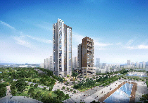 동탄역 삼정그린코아 더베스트' 투시도
